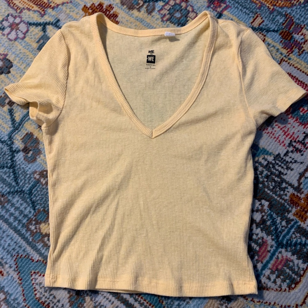 Yellow Crop Top